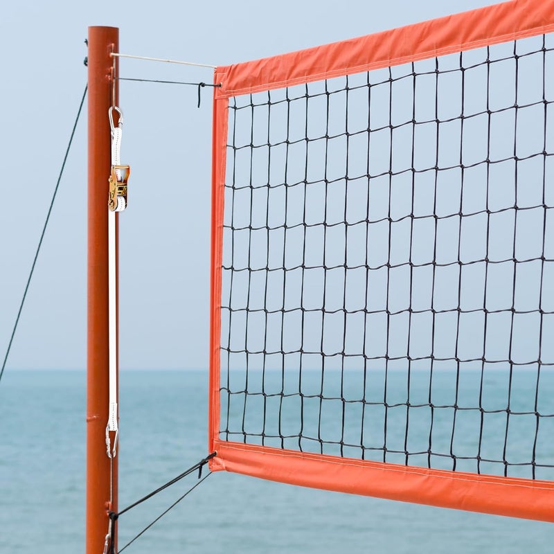 MiniInflat 2 Pcs Volleyball Net Tensioning Ratchet Strap, Heavy Duty Net Tensioning Lever Ratchet, Volleyball Poles Rope Tightener for Indoor & Outdoor Use - Image 4